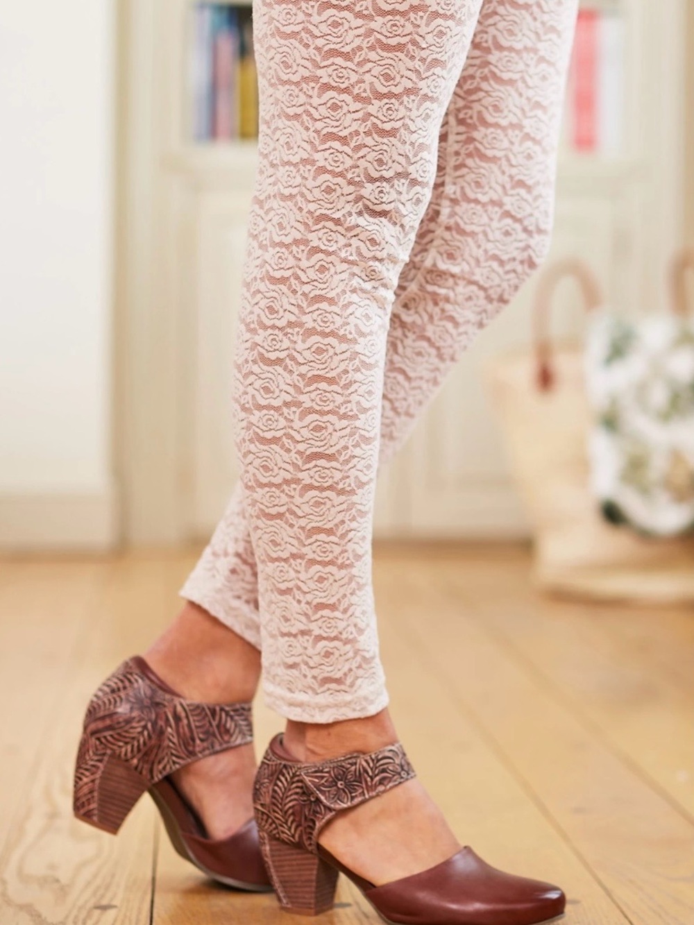 April Cornell Amelie Leggings in Ecru